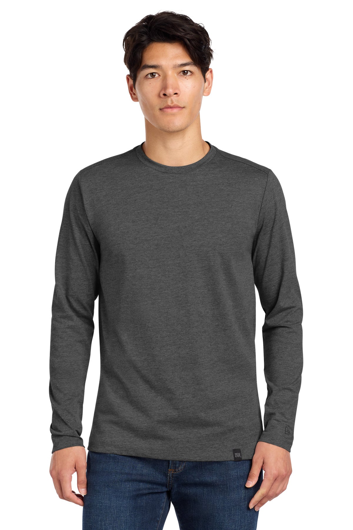 New Era Men's Heritage Blend Long Sleeve Crew Tee