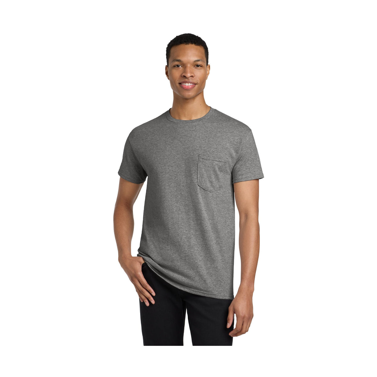 Gildan Men's Heavy Cotton 100% Cotton Pocket T-Shirt