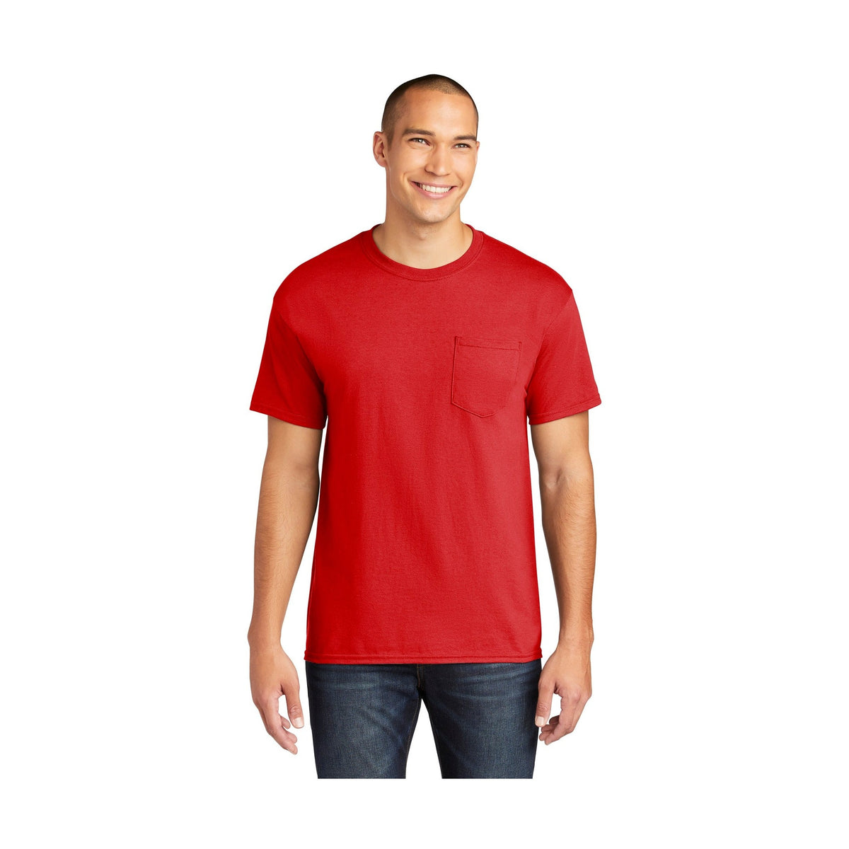 Gildan Men's Heavy Cotton 100% Cotton Pocket T-Shirt