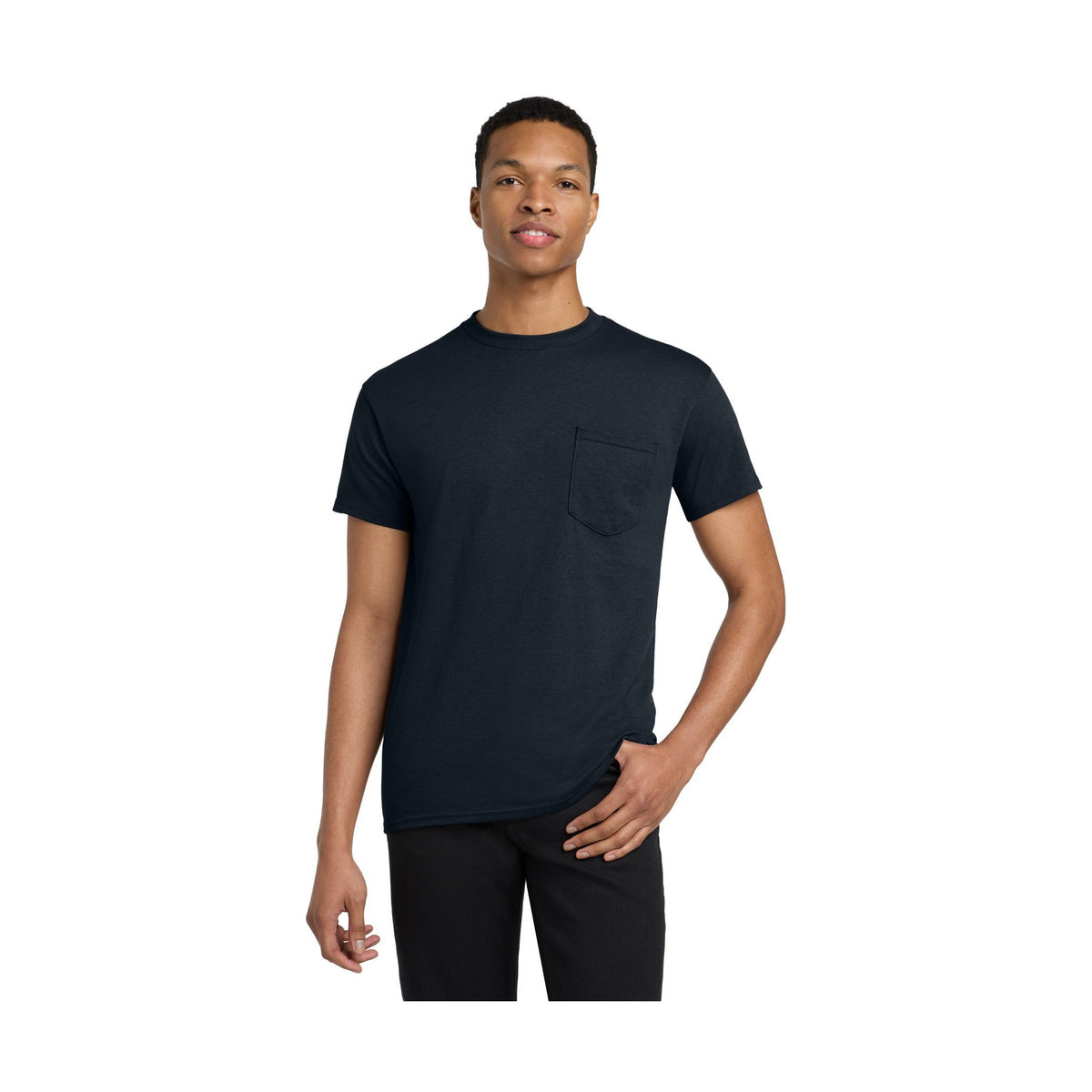 Gildan Men's Heavy Cotton 100% Cotton Pocket T-Shirt