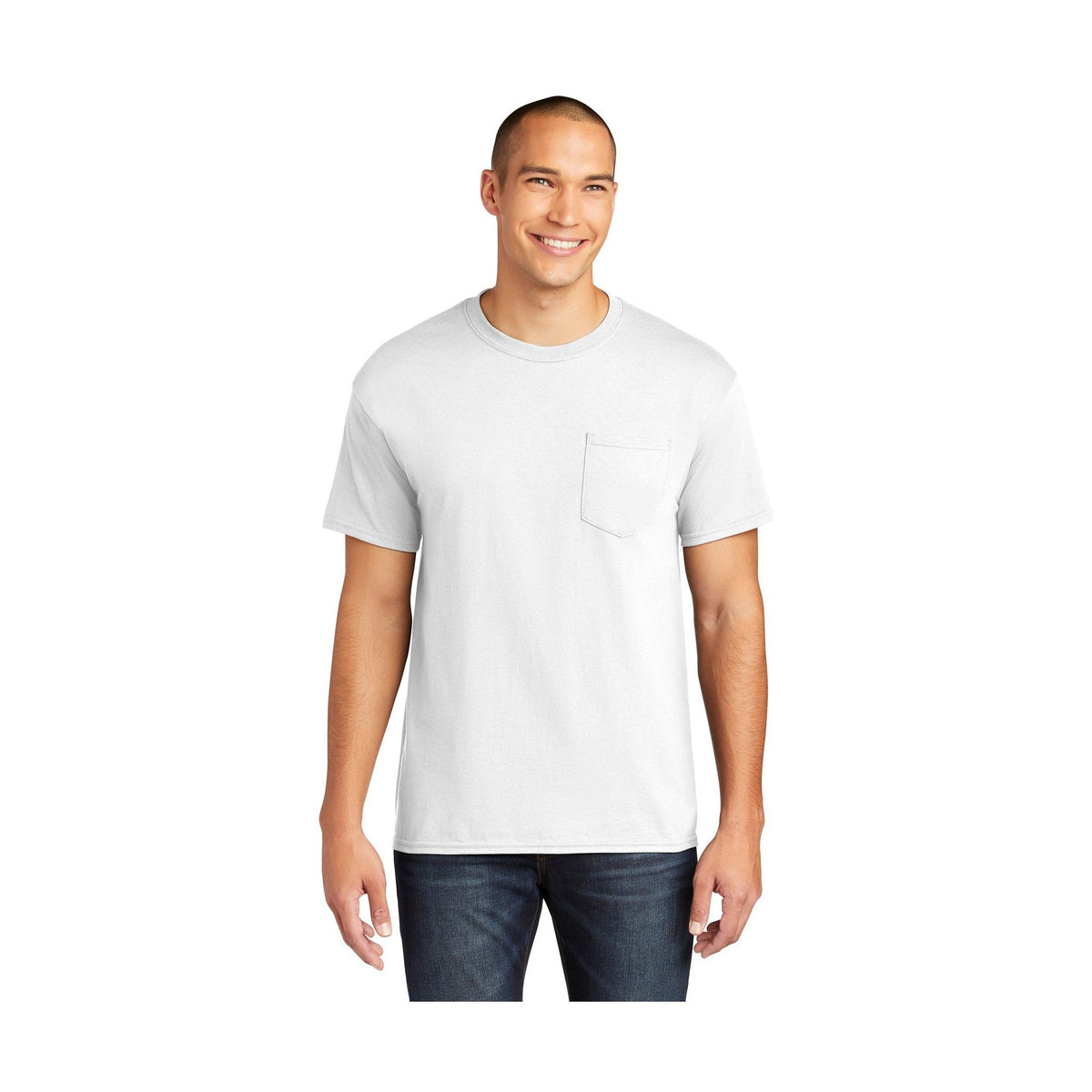 Gildan Men's Heavy Cotton 100% Cotton Pocket T-Shirt