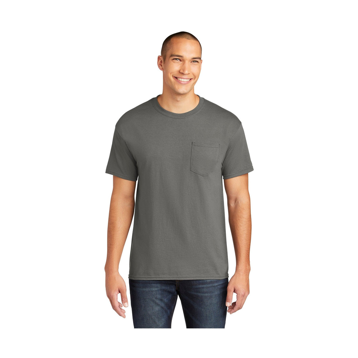 Gildan Men's Heavy Cotton 100% Cotton Pocket T-Shirt
