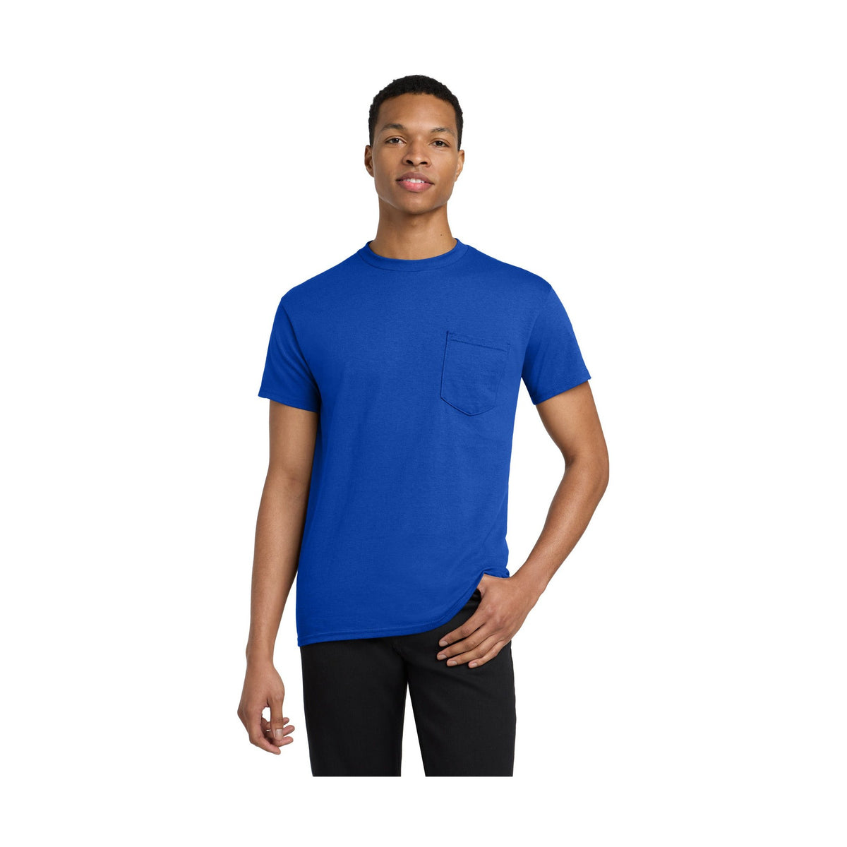 Gildan Men's Heavy Cotton 100% Cotton Pocket T-Shirt
