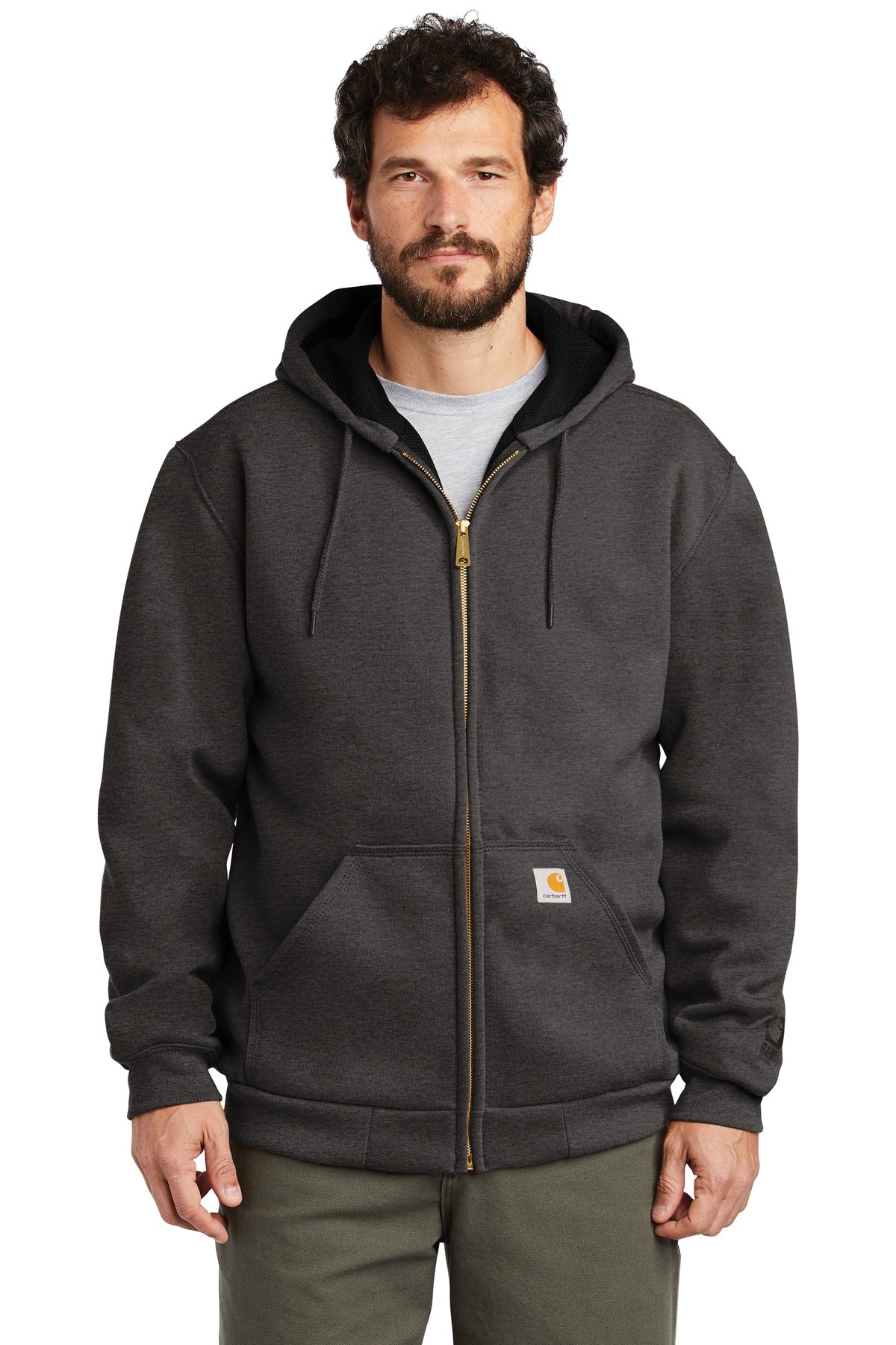 Carhartt Men's Rain Defender Rutland Thermal-Lined Hooded Zip-Front Sweatshirt