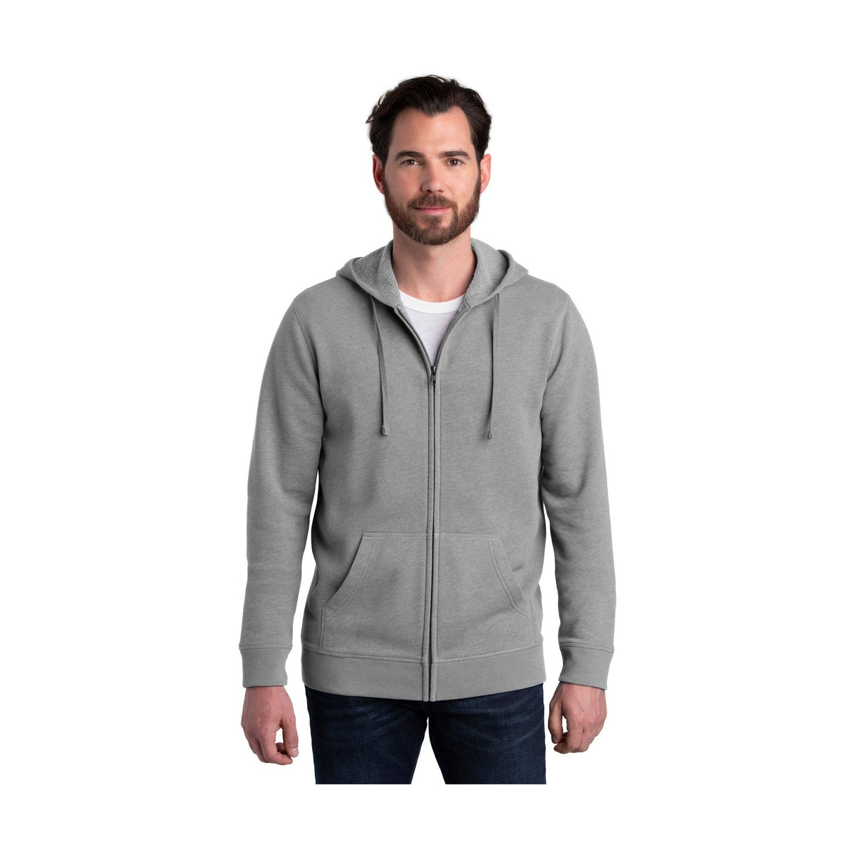 Alternative Apparel Men's Indy Blended Fleece Zip Hoodie