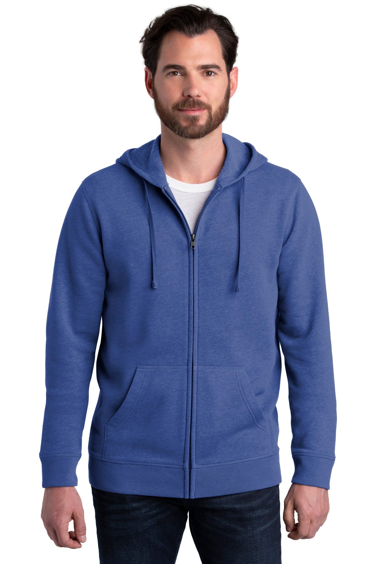 Alternative Apparel Men's Indy Blended Fleece Zip Hoodie