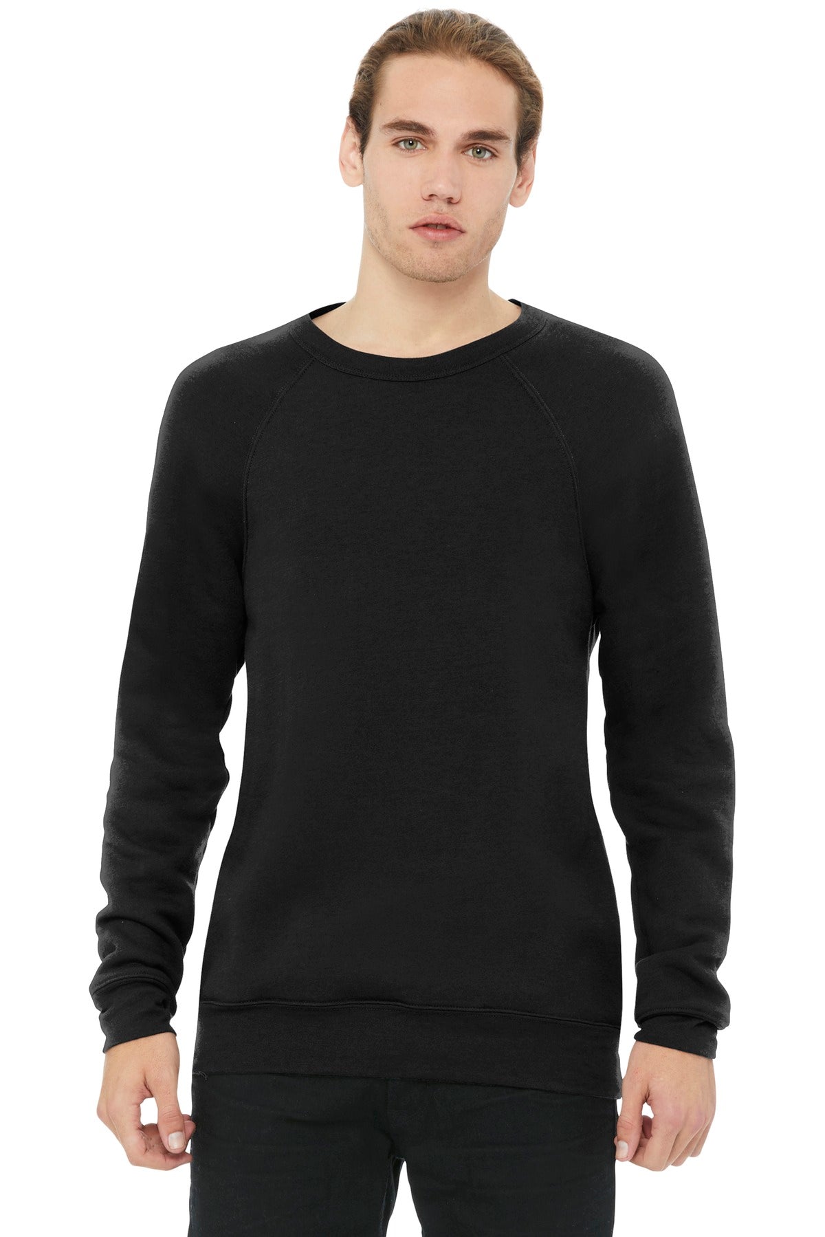 Bella + Canvas Men's Sponge Fleece Raglan Sweatshirt