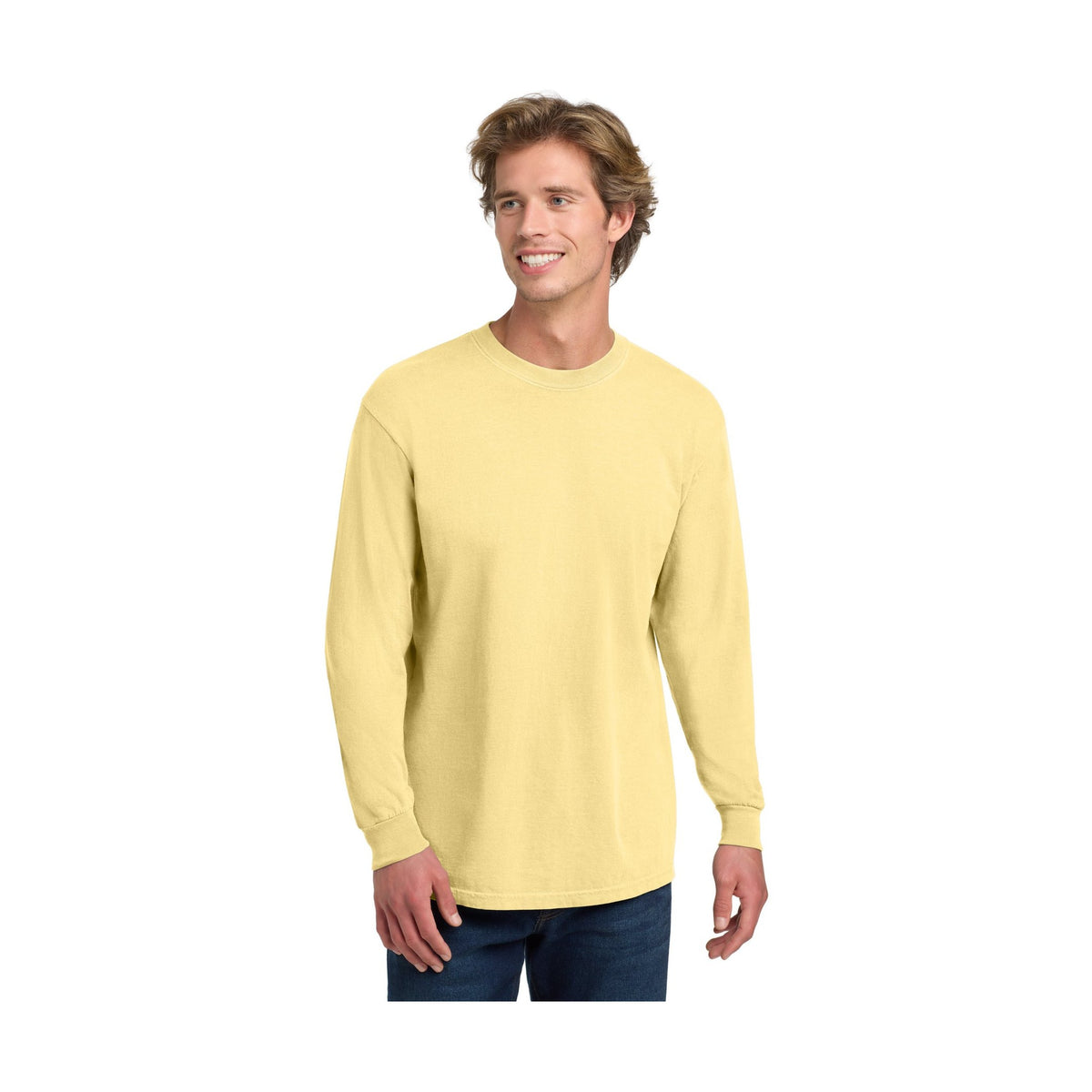 Comfort Colors Men's Heavyweight Ring Spun Long Sleeve Tee