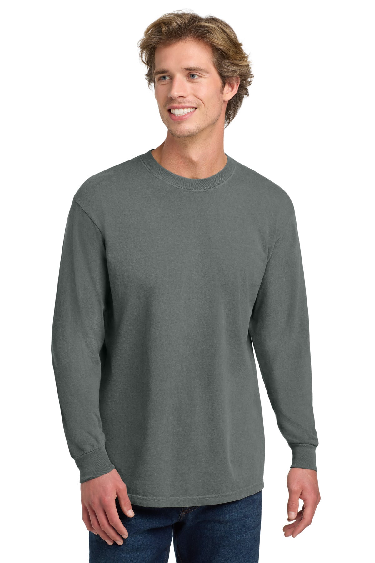 Comfort Colors Men's Heavyweight Ring Spun Long Sleeve Tee