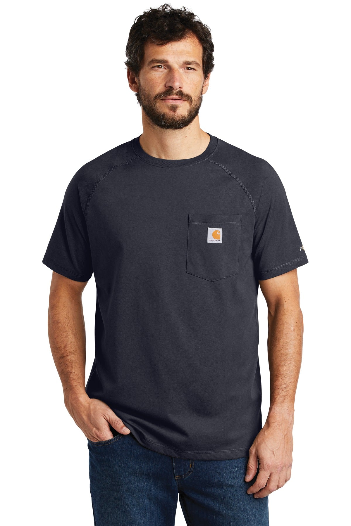 Carhartt Men's Force Cotton Delmont Short Sleeve T-Shirt