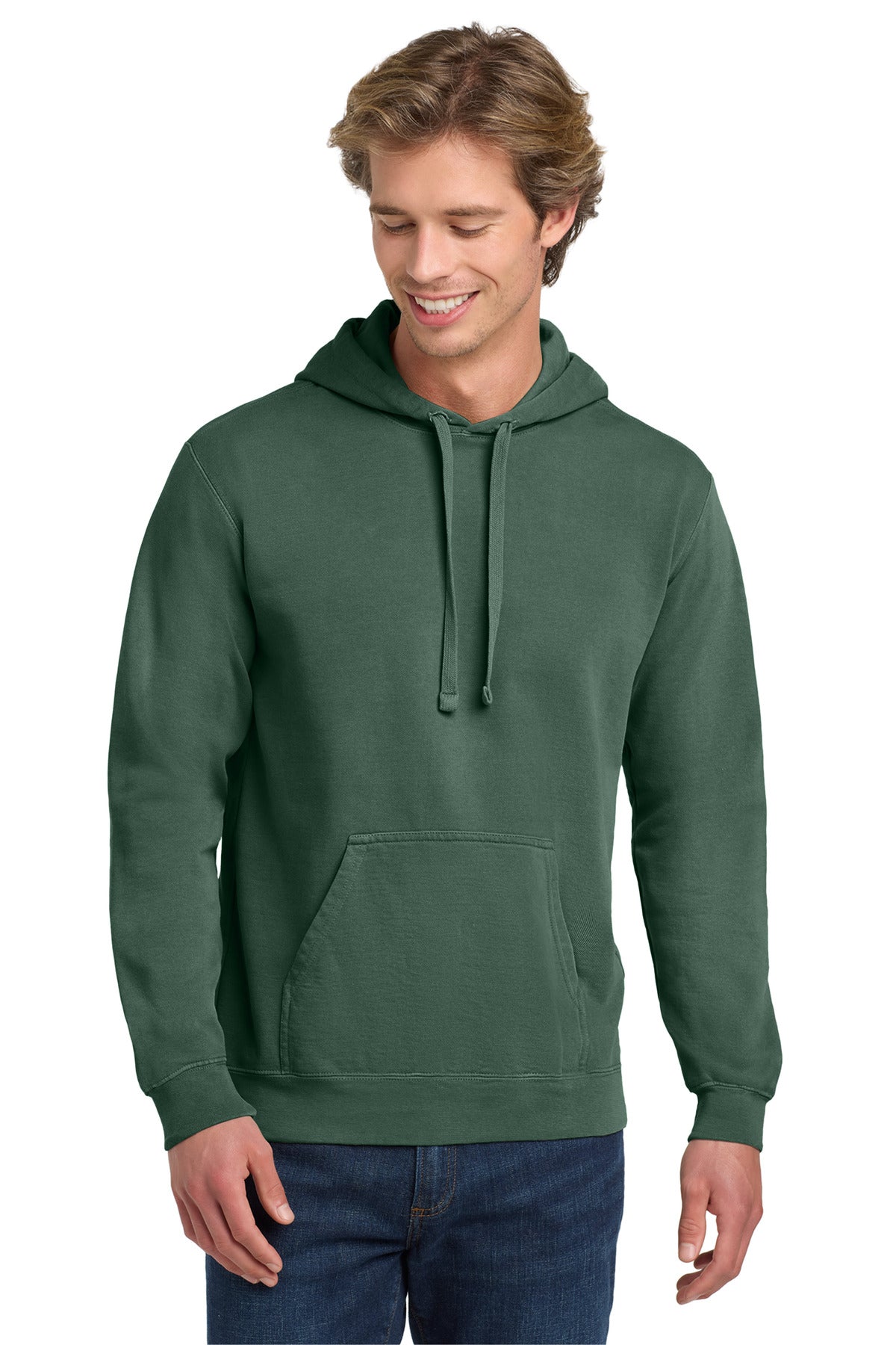 Comfort Colors Men's Garment-Dyed Hooded Sweatshirt Mens Apparel Sweatshirts & Fleece