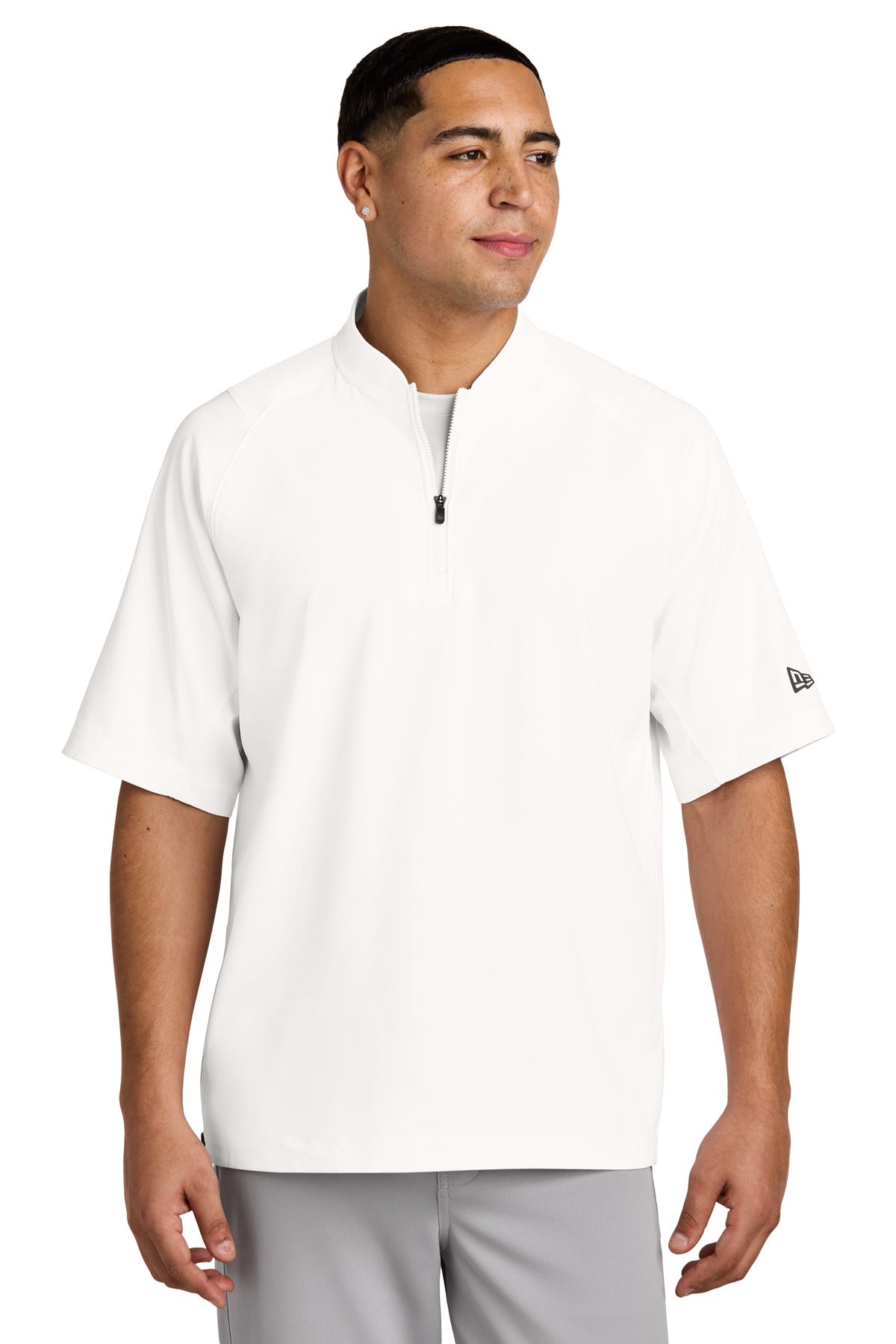 New Era Men's Cage Short Sleeve 1/4-Zip Jacket