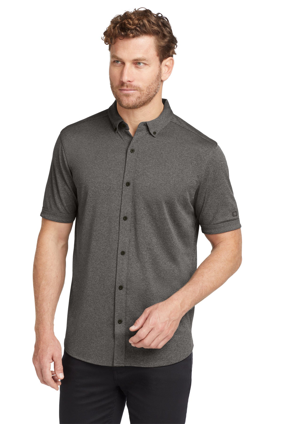 OGIO Men's Gravitate Full-Button Polo