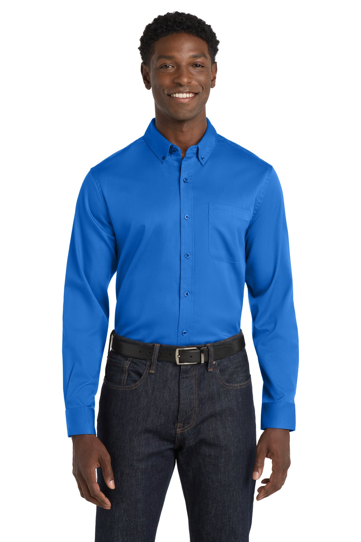 Port Authority Men's Long Sleeve SuperPro React Twill Shirt