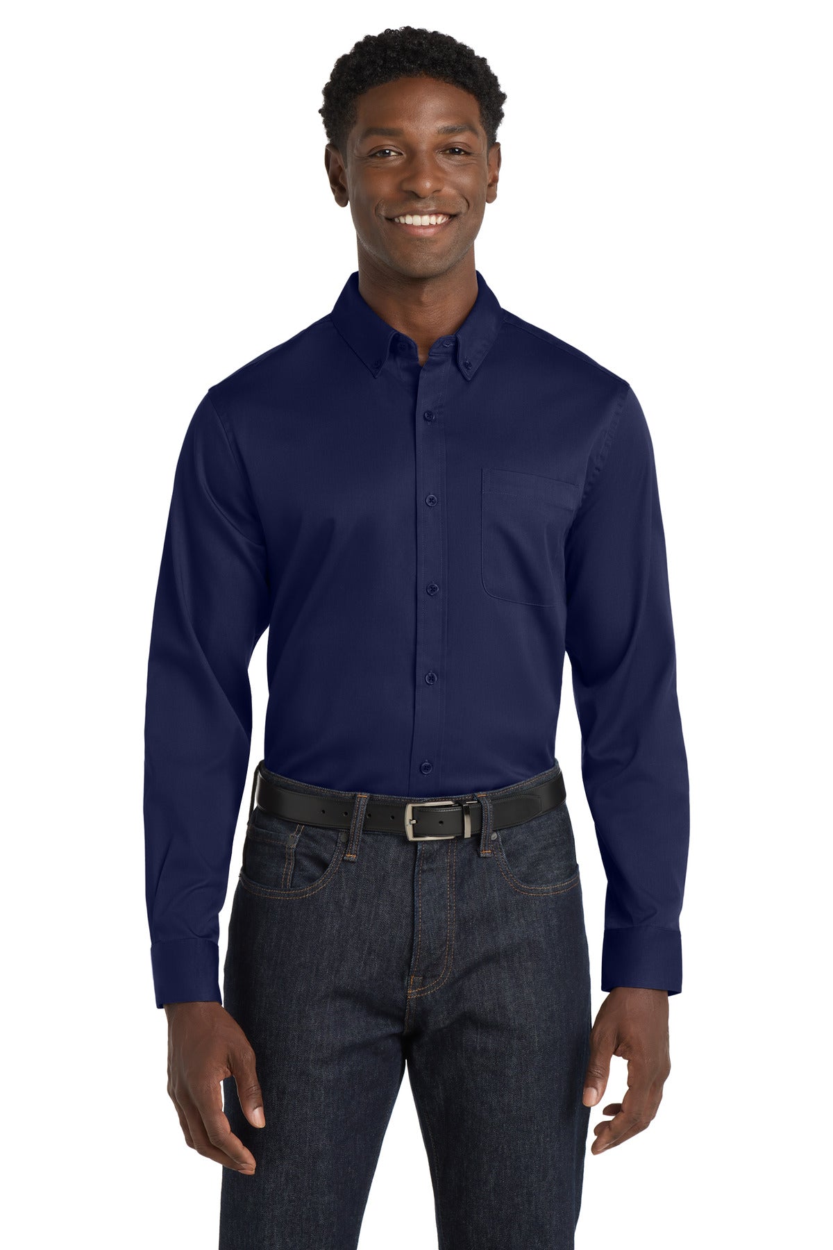 Port Authority Men's Long Sleeve SuperPro React Twill Shirt