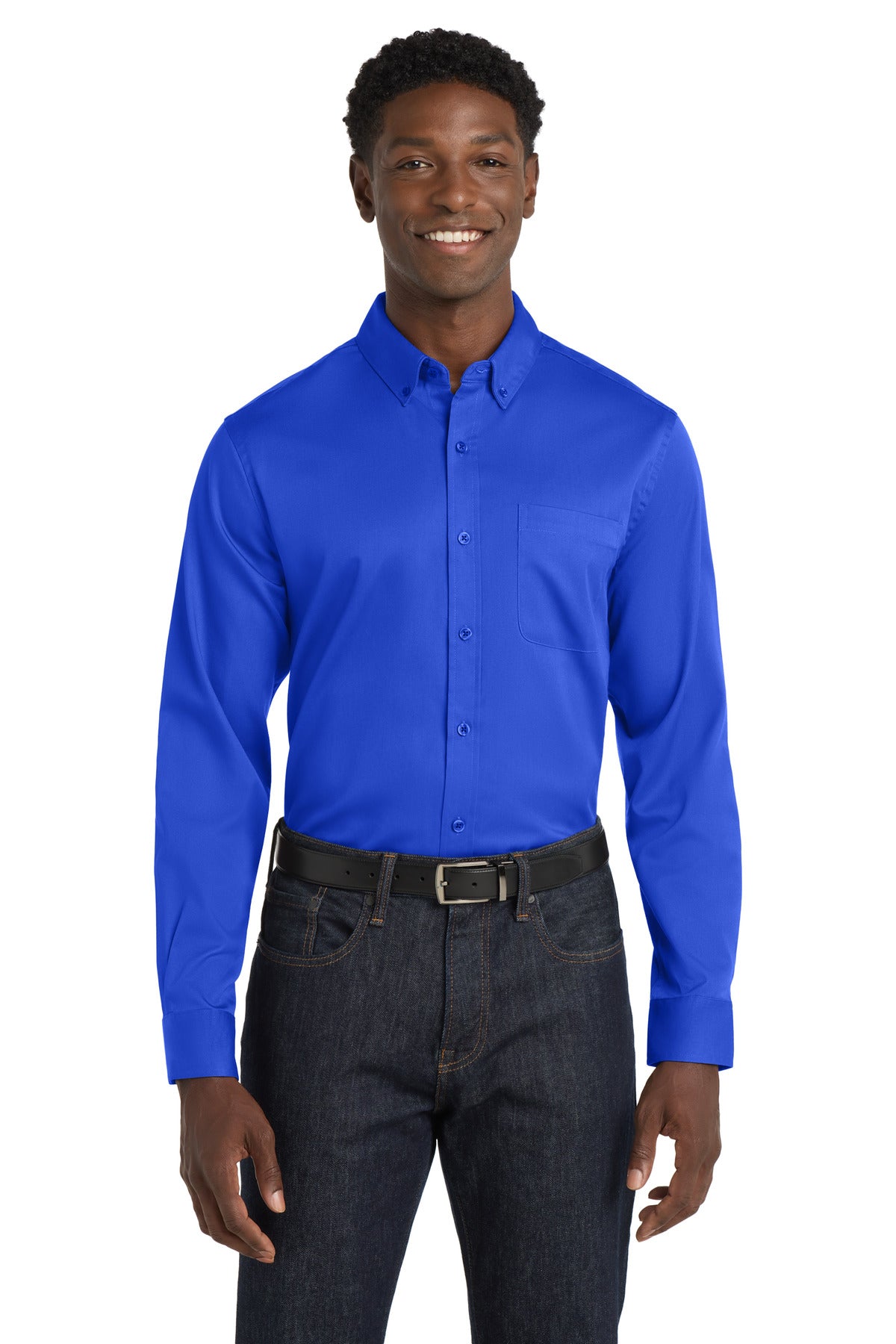 Port Authority Men's Long Sleeve SuperPro React Twill Shirt
