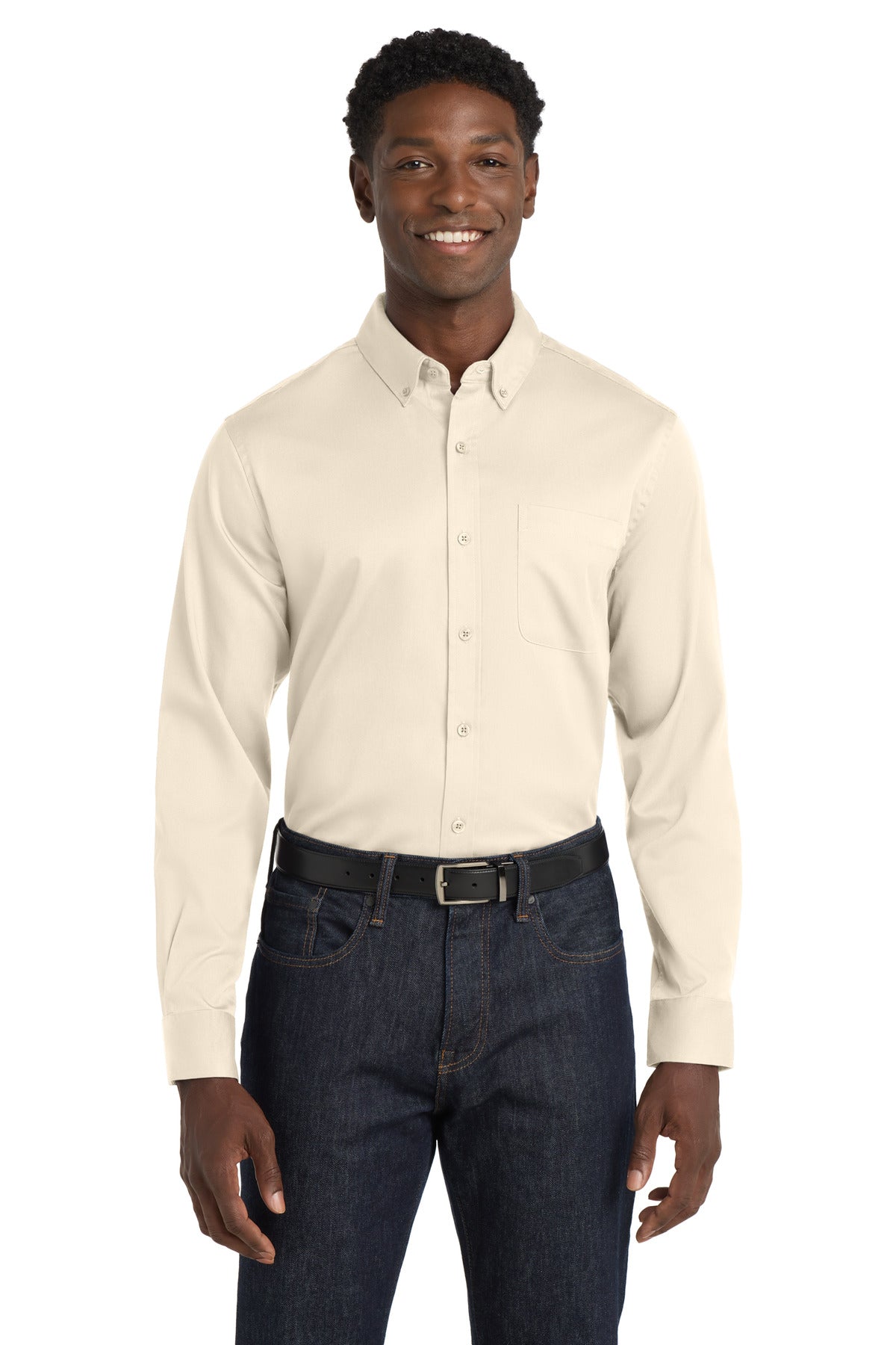 Port Authority Men's Long Sleeve SuperPro React Twill Shirt