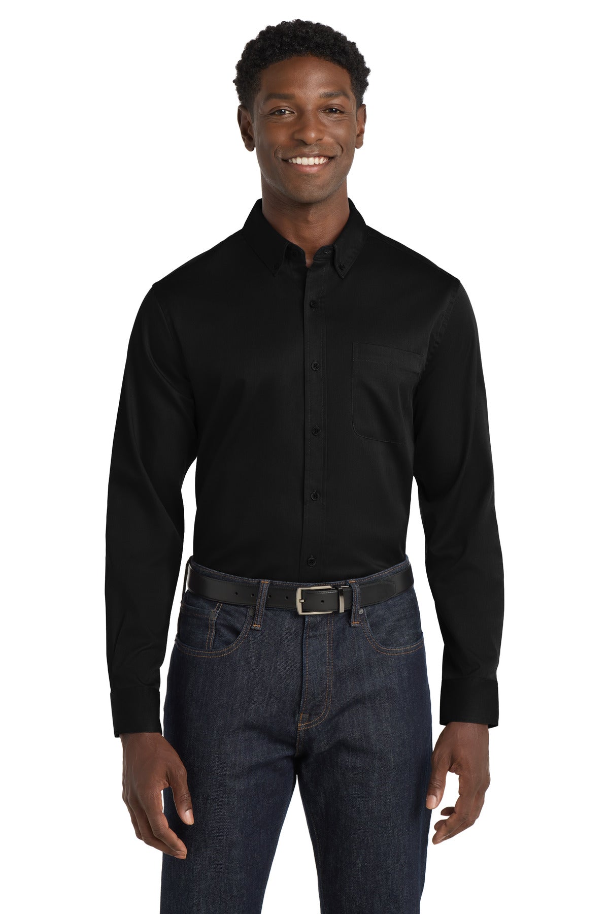 Port Authority Men's Long Sleeve SuperPro React Twill Shirt