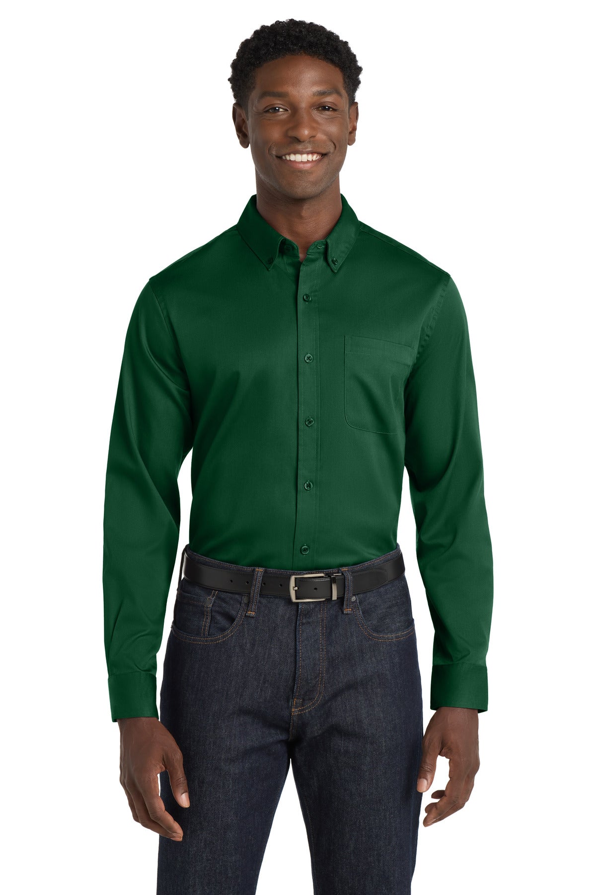 Port Authority Men's Long Sleeve SuperPro React Twill Shirt