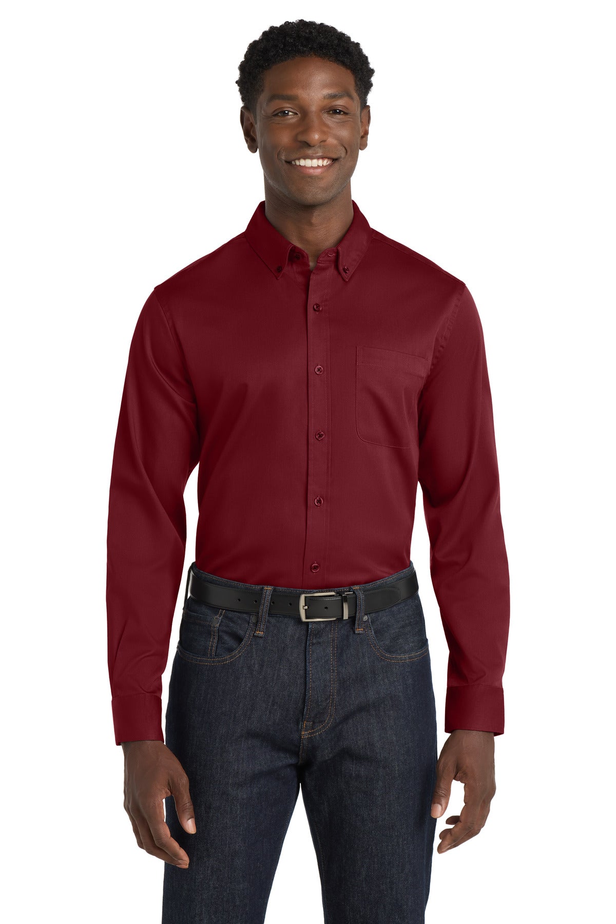 Port Authority Men's Long Sleeve SuperPro React Twill Shirt