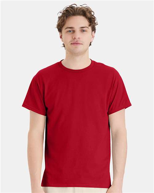 Hanes Men's EcoSmart 50/50 Cotton/Poly T-Shirt-3