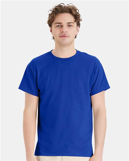 Hanes Men's EcoSmart 50/50 Cotton/Poly T-Shirt-3