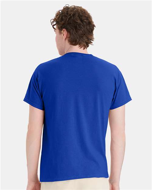 Hanes Men's EcoSmart 50/50 Cotton/Poly T-Shirt-5