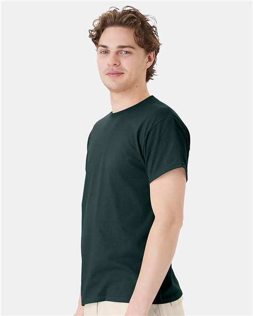Hanes Men's EcoSmart 50/50 Cotton/Poly T-Shirt-4