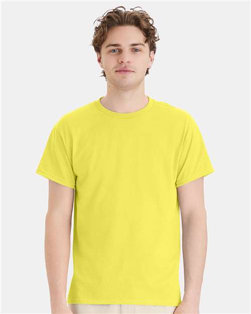 Hanes Men's EcoSmart 50/50 Cotton/Poly T-Shirt-3