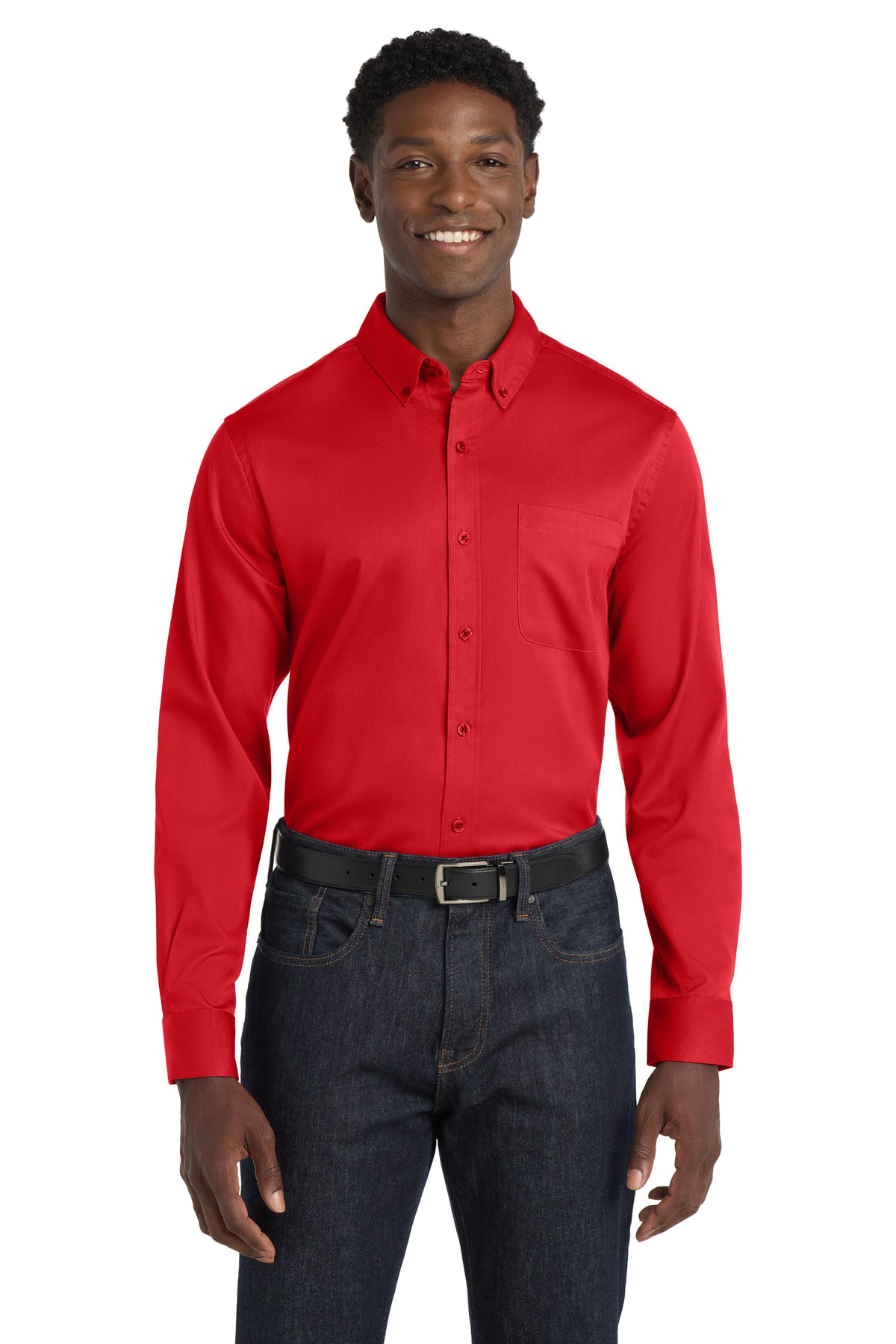 Port Authority Men's Long Sleeve SuperPro React Twill Shirt