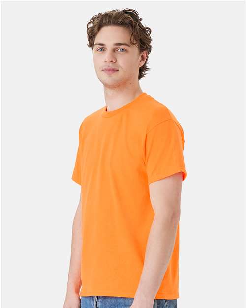 Hanes Men's EcoSmart 50/50 Cotton/Poly T-Shirt-4