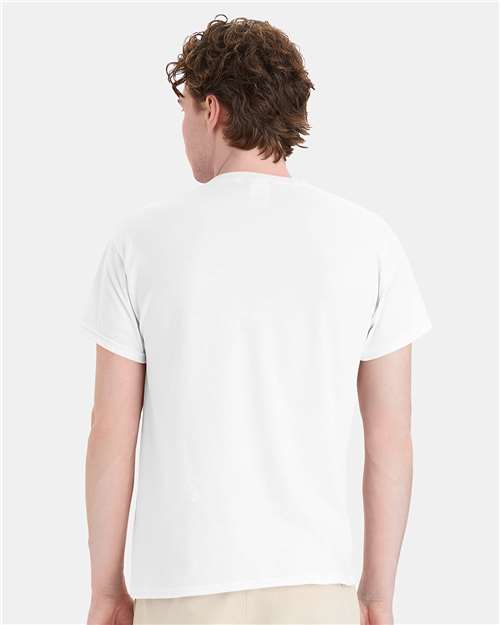 Hanes Men's EcoSmart 50/50 Cotton/Poly T-Shirt-5