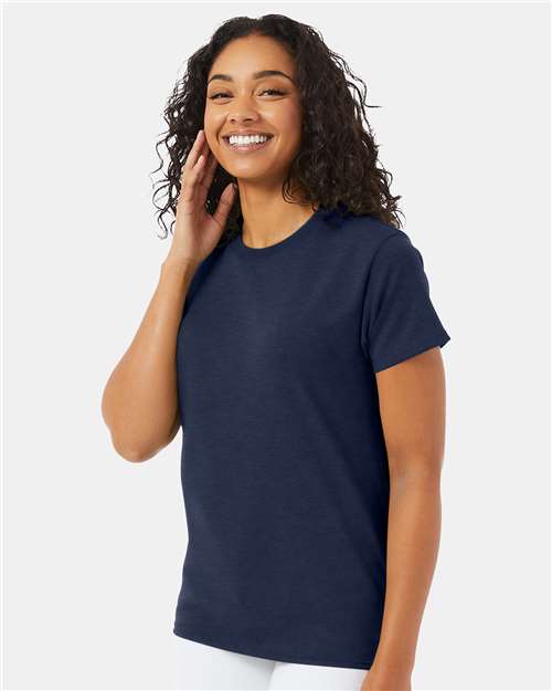 Hanes Men's EcoSmart 50/50 Cotton/Poly T-Shirt-4