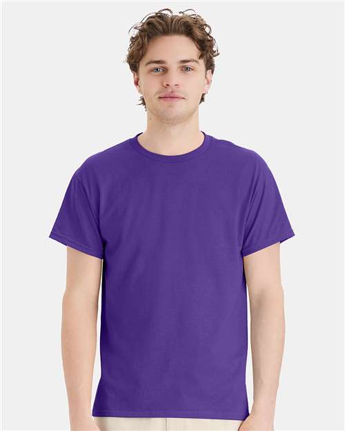 Hanes Men's EcoSmart 50/50 Cotton/Poly T-Shirt-3