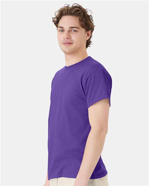 Hanes Men's EcoSmart 50/50 Cotton/Poly T-Shirt-4