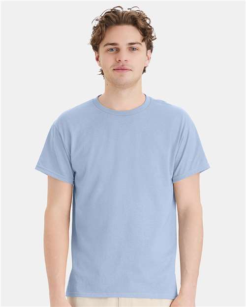 Hanes Men's EcoSmart 50/50 Cotton/Poly T-Shirt-3