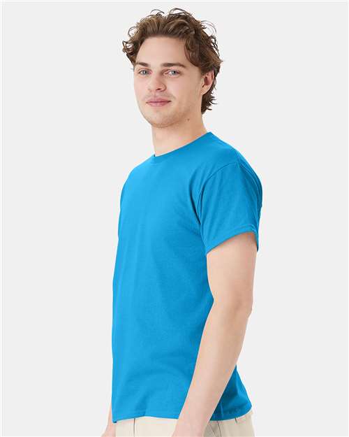 Hanes Men's EcoSmart 50/50 Cotton/Poly T-Shirt-4