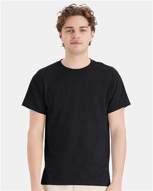 Hanes Men's EcoSmart 50/50 Cotton/Poly T-Shirt-3