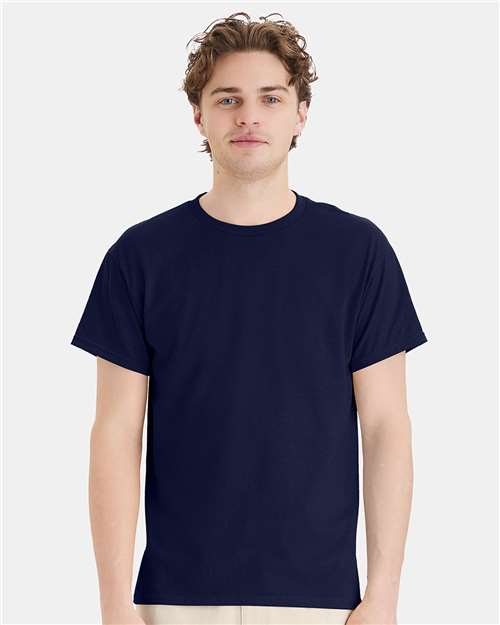 Hanes Men's EcoSmart 50/50 Cotton/Poly T-Shirt-3