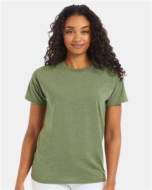 Hanes Men's EcoSmart 50/50 Cotton/Poly T-Shirt-3