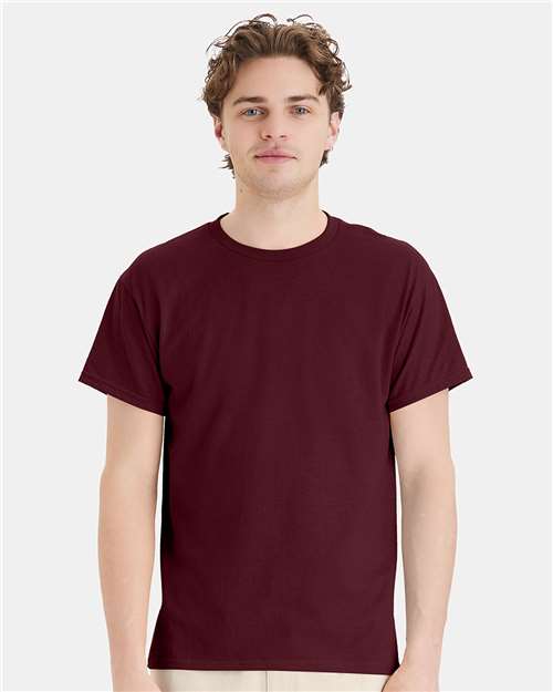 Hanes Men's EcoSmart 50/50 Cotton/Poly T-Shirt-3