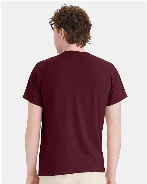 Hanes Men's EcoSmart 50/50 Cotton/Poly T-Shirt-5