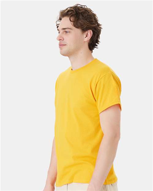 Hanes Men's EcoSmart 50/50 Cotton/Poly T-Shirt-4