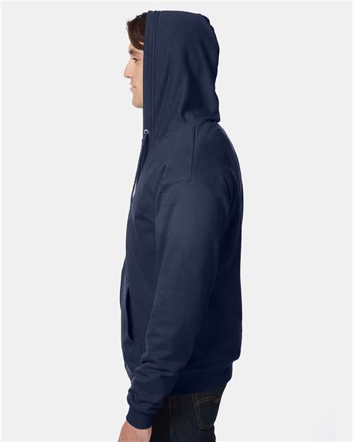 Hanes Men's EcoSmart Full-Zip Hooded Sweatshirt-4