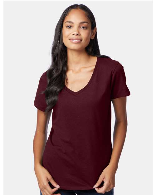 Hanes Women's Perfect-T V-Neck T-Shirt
-3