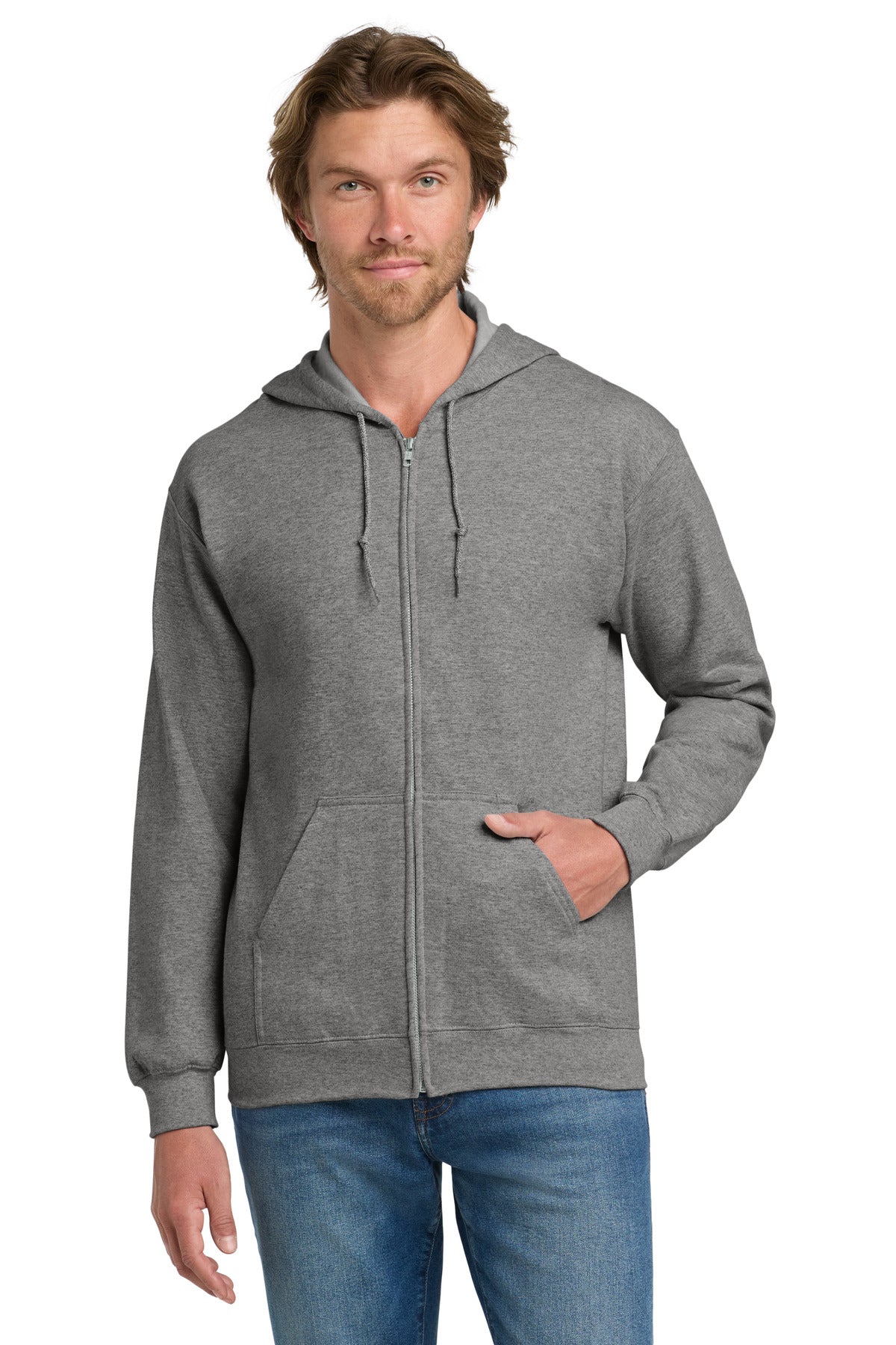 Gildan Men's Heavy Blend Full-Zip Hooded Sweatshirt