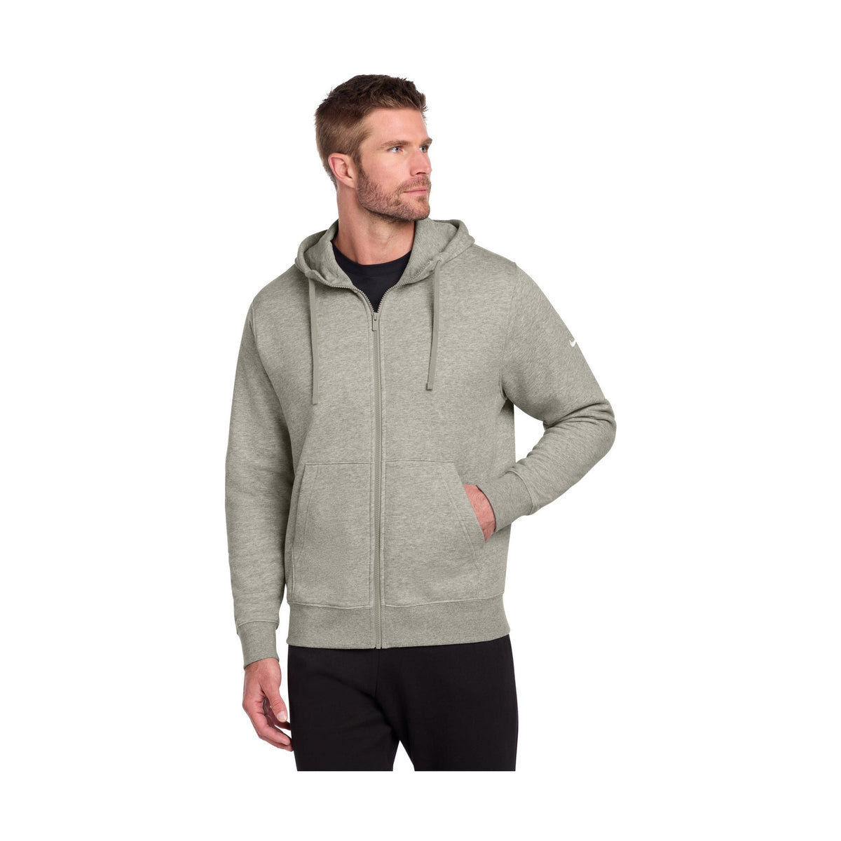 Nike Men's Club Fleece Sleeve Swoosh Full-Zip Hoodie NKDR1513
