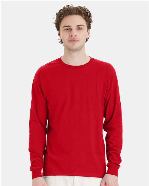 Hanes Men's Essential-T Long Sleeve T-Shirt-3