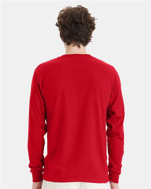 Hanes Men's Essential-T Long Sleeve T-Shirt-5
