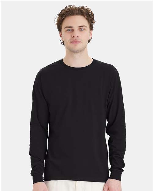 Hanes Men's Essential-T Long Sleeve T-Shirt-4